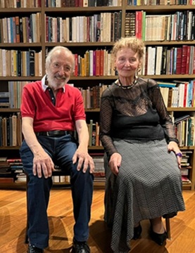 Aurora Bernardini e J.E.M. Foto: Valteir Vaz. Clique para ampliar.