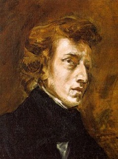 Frédéric Chopin por Eugène Delacroix. Óleo sobre madeira. 1838. Clique para ampliar.