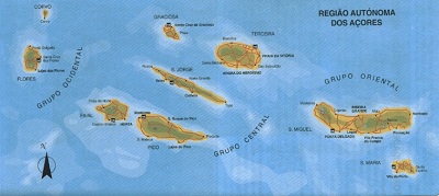 Arquipélago dos Açores.