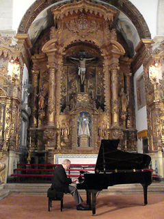 J.E.M. em Recital no Convento dos Remédios, Évora. Foto:António Gavela