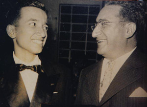Camargo Guarnieri e J.E.M. - 1954 - foto: José da Silva Martins