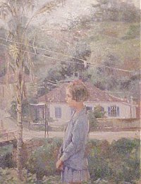 Maria Isabel - óleo sobre tela. Início da década de 30. Carlos Oswald